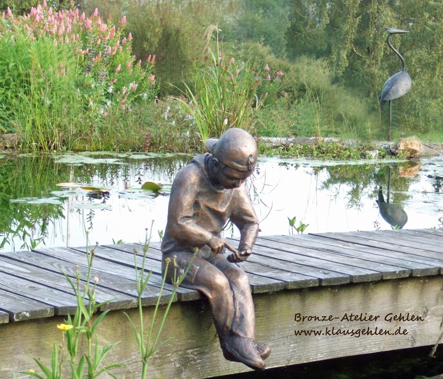 Bronze Skulptur (Garten & Innenräume)  width=