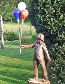 Bronze-Skulpturen: Clown